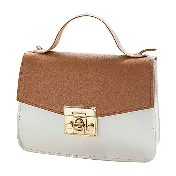 Lksixu One Shoulder Crossbody Bag Leather Large Capacity Multi Compartment Women Bag Storage Bins Organizers and Storage