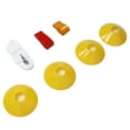 thumbnail image 1 of Flag Football Set, 10 Player Football Belts Flags Kit 10 Belts 30 Flags 4 Cone For Playing, 1 of 8