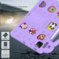 thumbnail image 4 of Allytech Kids Case for iPad 10th Generation 10.9" 2022(A2696 A2757 A2777), Shockproof Handle Kickstand Cartoon EVA Protective Case for iPad 10.9 inch 10th Gen 2022, Lightpurple, 4 of 8