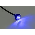 thumbnail image 3 of 3/4 Inch Blue LED Lights Clear Lens 19mm Round Mini Bullet 12V Side Marker Clearance Grommet Mount Light Truck Trailer Pickup Boat RV Rock Lights 10 Pack Extra Bright, 3 of 5