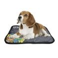 thumbnail image 2 of PKQWTM Art Classic Guitar Pet Dog Cat Bed Pee Pads Mat Cushion Potty Dogsblankets Crate Bed Kennel 20x24 inch, 2 of 3