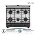 thumbnail image 3 of Estufa Mabe De 76 Cm Black Slate con Capelo, 3 of 4