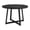Black, variant on ROME + OAK Worton 45" Modern Farmhouse Round Dining Table, Wooden Furniture, Weathered Oak
