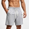 thumbnail image 4 of Byworldtasic Men's Sweat Shorts Baggy Sweatpants Lounge Sweat Loose Shorts Workout with Pockets, 4 of 5