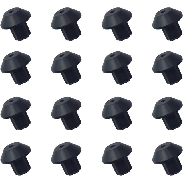 Gas Stove Foot - 16 Pieces - Cooktop Accessories - Gas Stove Rubber Foot Caps - Rubber Cap for Pan Support - Replacement - Black - Rubber - For Gas Stove Top Grate
