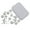 Grey, variant on 16Pieces Duvet Cover Clips Secure Comforter Inside Prevent Shifting Practical Quilt Holder for Bedroom and Dorm Use