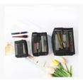 thumbnail image 3 of Mesh Toiletry Bag, Sheer Cosmetic Organizer, Portable Storage Pouch, for Travel and Daily Essentials, Multicolor, 3 of 6