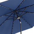 thumbnail image 3 of Ainfox LLC Ainfox 10ft Patio Umbrella with Lights Outdoor Solar Umbrella Navy Blue, 3 of 5