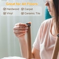 thumbnail image 5 of Furniture Sliders, 8 Pack 1 1/4" Formed Felt Round Sliding Pads, Chair Glides for Carpeted Hardwood Floor (Black), 5 of 6