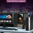 thumbnail image 6 of Restored HP G3 Gaming Desktop Computer PC SFF Intel Quad Core i7-6700 Processor, 16GB DDR4 Ram, 1TB SSD + 2TB HDD, NVIDIA GTX 1050ti, Bto Wi-Fi Windows 11 Pro (Refurbished), 6 of 8
