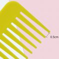thumbnail image 4 of Comb Plastic Scalp Care Head Massage Round Teeth Comb Home Self Hairdressing Salon Tool, Yellow, 4 of 8
