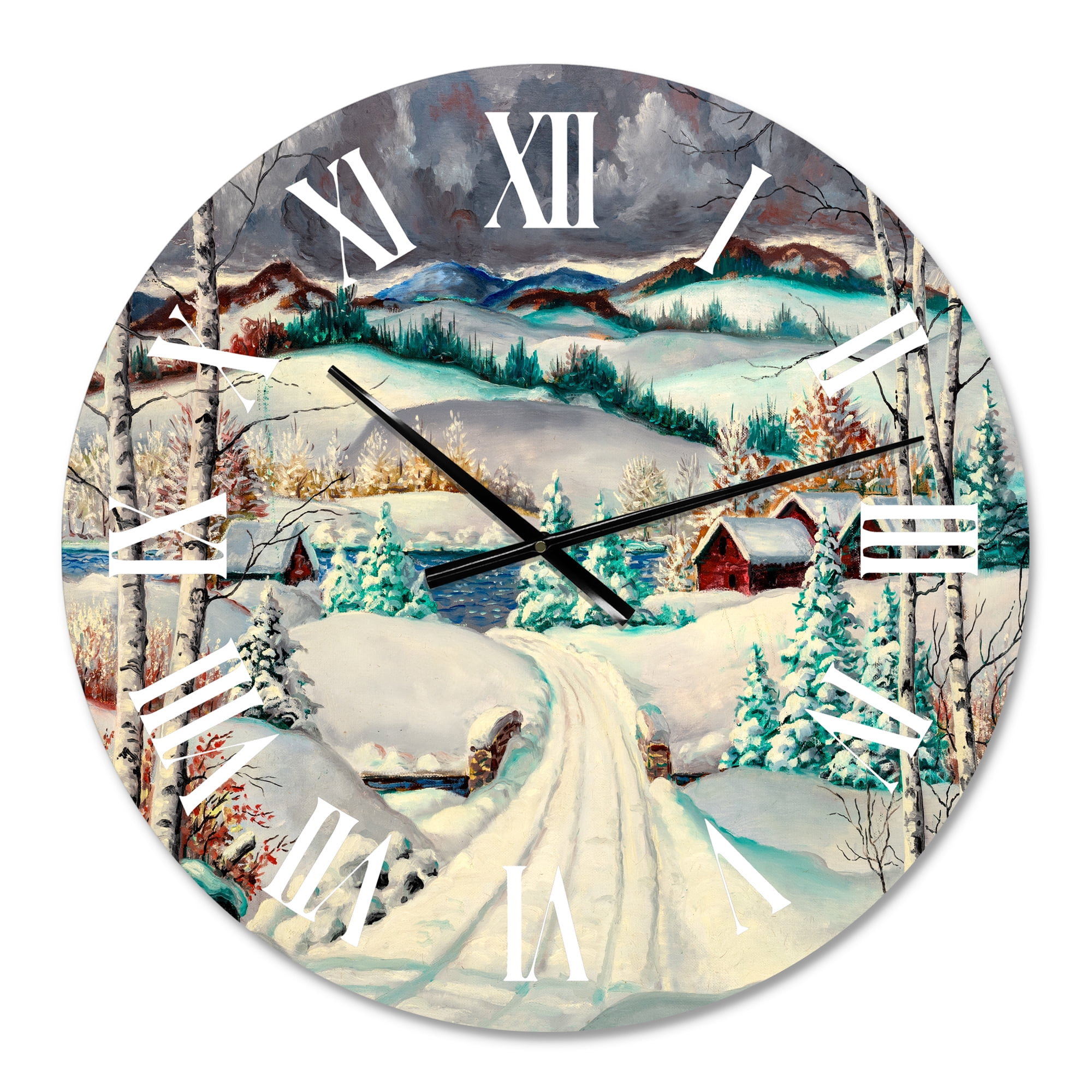 Designart 1 in Traditional Wall Clock