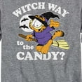 thumbnail image 3 of Garfield - Witch Way To The Candy - Toddler And Youth Long Sleeve Graphic T-Shirt, 3 of 5