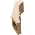 thumbnail image 6 of Ekena Millwork 5"W x 8"D x 12"H Balboa Rough Cedar Woodgrain TimberThane Knee Brace, Primed, 6 of 6