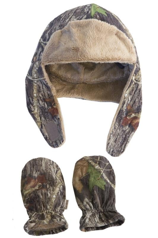 Infant camo hat and mittens Clearance