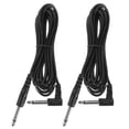 thumbnail image 1 of Câbles de Guitare Durables pour Instruments Électriques en Matériau PVC Couleur Noire 6 35 mm, 1 of 8