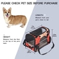 thumbnail image 2 of Maple Leaf 17x10x11.8 in Pet Carrier Bag - Fabric 900D Oxford Cloth - Sherpa Base - Nylon Webbing - Comfy & Durable Pet Travel Bag for Small Dogs - 200 Characters., 2 of 7