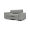 thumbnail image 1 of Sillón Loveseat Seccional Adapti Modular Reposabrazo Ancho Gris Niebla, 1 of 9