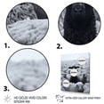 thumbnail image 3 of Designart "Black and White Solitary Goat" Animals Framed Wall Art - Traditional Grey Goat Hallway Framed Wall Art Decor, 3 of 6