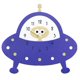 thumbnail image 2 of Reloj de pared Reloj de pared para habitación de bebé decoración creativa Reloj de pared oscilante de dibujos animados lindo Sincero Electrónica, 2 of 5