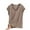 Khaki, variant on Taqqpue Plus Size Sleep Shirts for Women - Pajama Tops for Women,Modal V Neck Striped Sleeveless Pajamas Top XL-5XL