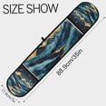 thumbnail image 3 of Yayeee Double Oven Mitt Kitchen Heat Resistant Baking 35" x7" Quilted Glove, Dark Mountains, 3 of 6