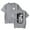 Gray, variant on Stray Kids Unisex retro fashionable casual short sleeved T-shirt top for street wear