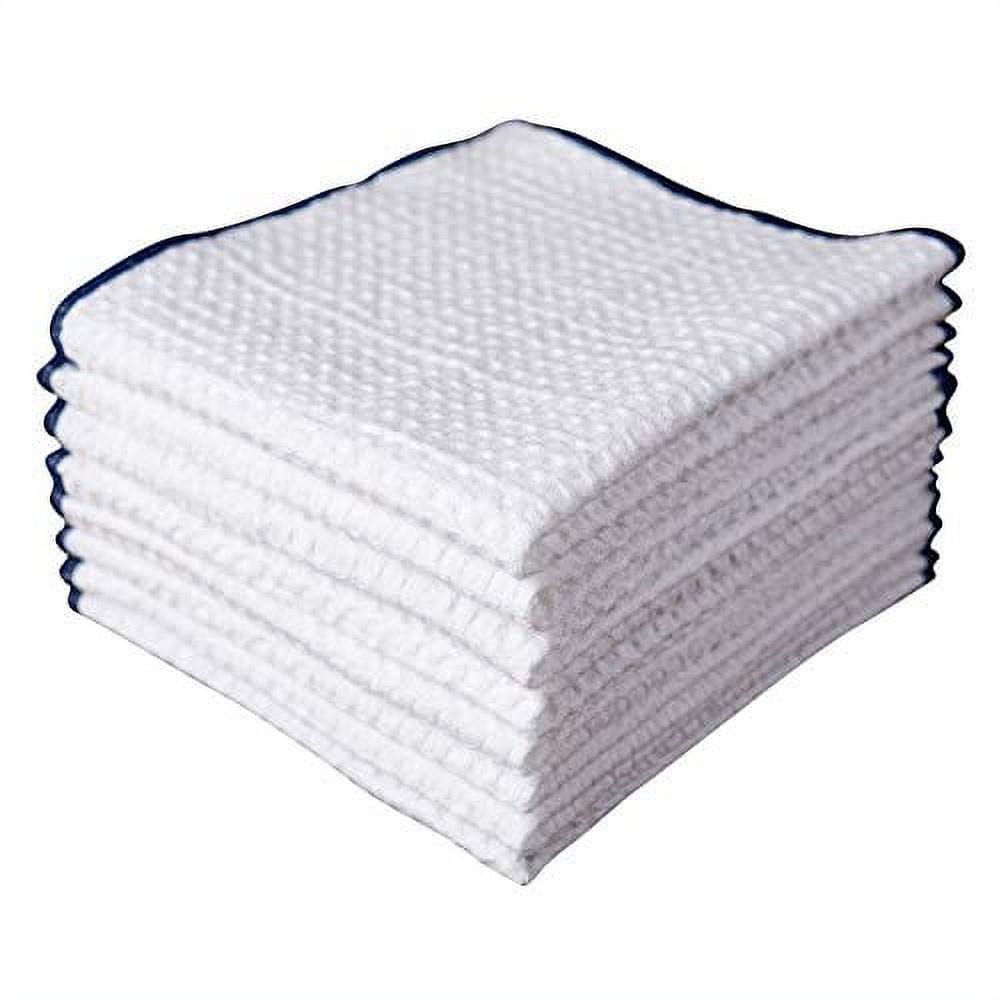 VeraSong Microfiber Kitchen Cleaning Cloth Thick Dish Rags Waffle Weave  Washcloths Dish Cloths Ultra Absorbent Odor Free 12inch X 12inch 6 Pack  Khaki
