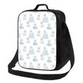 thumbnail image 1 of Vsdgher Playful Polar Bear Pals Pattern Reusable Lunch Box, Insulated Lunch Bag Thickened Thermal Leakproof Lunch Tote Bag for Adult Office & Travel Picnic, 1 of 7