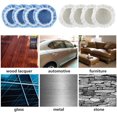 thumbnail image 5 of 8Pcs Car Polisher Pad Bonnet Set Buffer Waxer Auto Care Buffing Pad Cover(5-6 Inch), 5 of 5