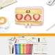 thumbnail image 4 of 1 Uds. Bolsa para bolígrafos tipo sándwich de Fruta de dibujos animados, bolsa para bolígrafos con expresión divertida de dibujos animados, 17x12x2CM, 4 of 5