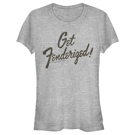 Junior's Fender Get Fenderized! Graphic Tee Athletic Heather X Large