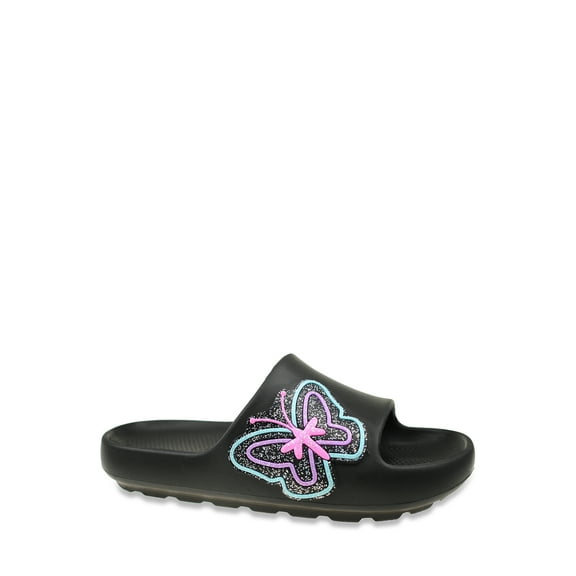 Wonder Nation Little Girl And Big Girl Icon Eva Slide Sandals