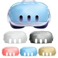 thumbnail image 6 of VR Accessories for Meta Quest 3, VR Headset Protective Shell Cover for Quest 3 Included VR Shell Cover-Clear Blue, 6 of 6