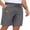 03-Blue Gray, variant on GIRUNS Men's Shorts Summer Beach Casual Elastic Waist Drawstring Shorts Black L