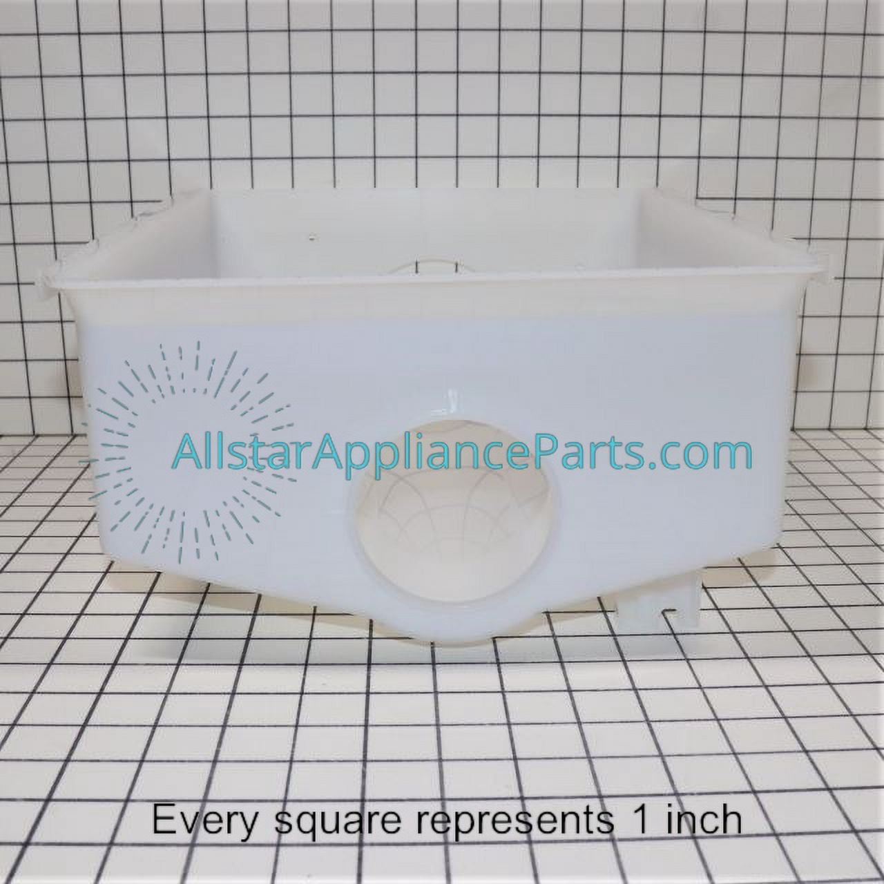 Whirlpool Refrigerator Ice Bucket WPW10670845