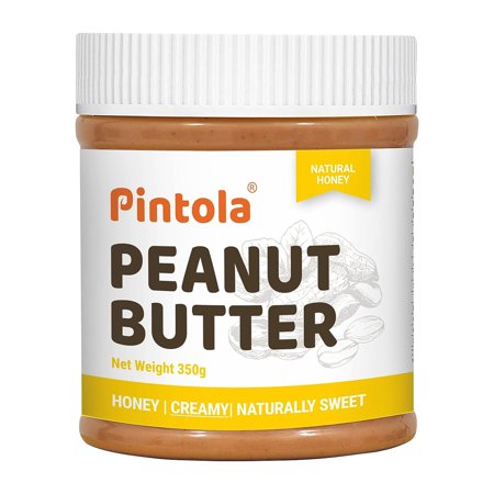Pintola Honey Peanut Butter Spread Creamy  All Natural  Vegan  Gluten Free