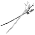 thumbnail image 2 of 2 palillos para el pelo con forma de flor, palillos para el pelo, herramientas de peinado, accesorios para el cabello para mujeres, adolescentes y niñas, 2 of 8