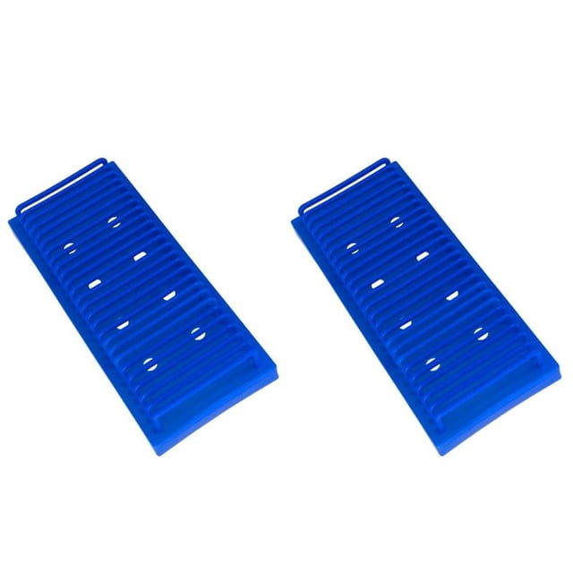 2X Rectángulo de Drenaje Deslizante Tipo Rectángulo Soporte de Secado de Placa de Vidrio de Gel de Electroforesis Equipo de Laboratorio de Educación Escolar