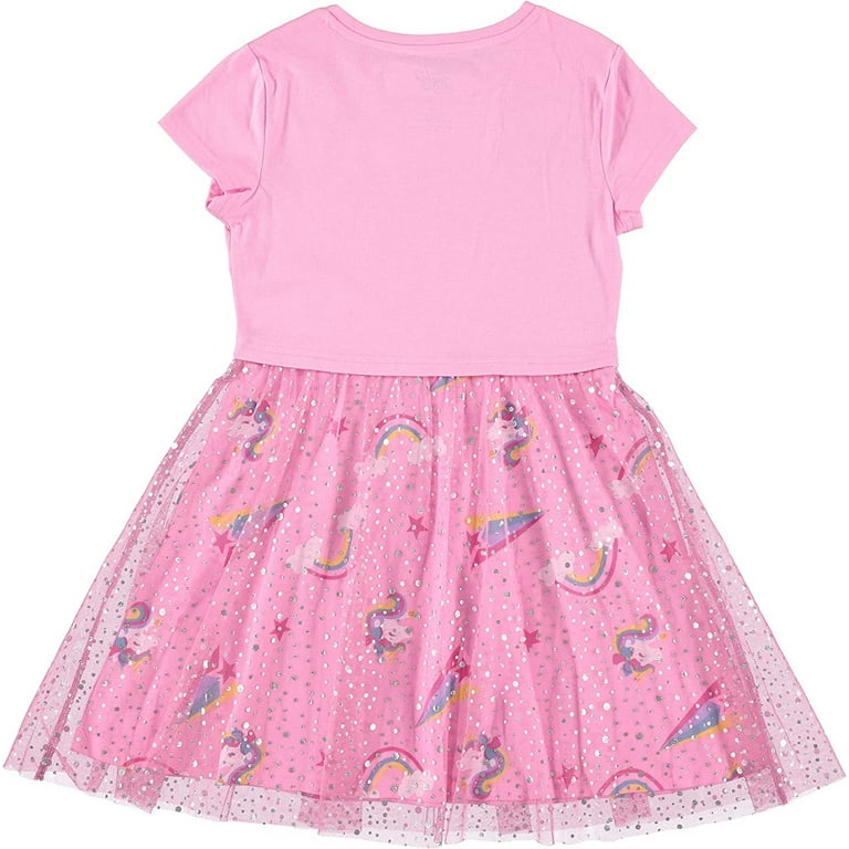 JoJo Siwa Girls Tutu Dress with Tulle Skirt Nickelodeon