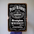 thumbnail image 3 of Placa Metal Vintage Pintura Hierro Rectangular Whisky Birmingham 30x40cm, 3 of 9