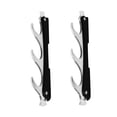 thumbnail image 1 of pitrice 2pieces Samurai Wakizashi Tanto Holder Wall Mount Rack For Martial Arts Collection Hanger Holder Bracket Display Rack black 3 layer, 1 of 6