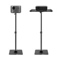 thumbnail image 2 of VEVOR Projector Stand, Adjustable Height 30.3" to 63.4", Portable Projector Floor Stand with Tray for Laptops & Equipment, 2 of 12