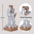 thumbnail image 5 of Newlyweds Couple Collectible Figurines, Sweet Loving Wedding Couple Figures Husband Wife Statue Lover Sculpture Birthday Wedding Anniversary Valentine's Day Present for Wife Husband, 5 of 7