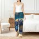 thumbnail image 4 of Fotbe Sunshine Underwater Sand Turtle Pantalones de Pijama para Mujer, Pantalones de Dormir, Pantalones Pj con Cordón y Bolsillos-3X-Large, 4 of 6