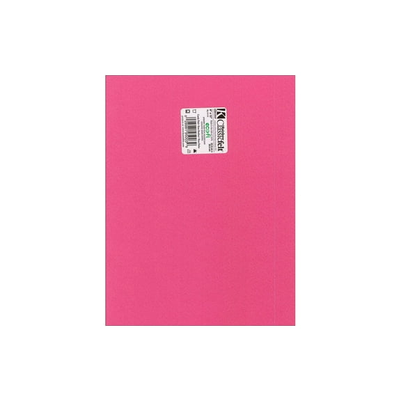 Kunin 9" x 12" EcoFi Candy Pink Classic Felt Sheet