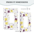thumbnail image 5 of ZICANCN Outlet Covers Wall Plate, Fashion Floral Illustration Light Switch Cover Decorative, Duplex Toggle Combo 1-Gang, 5 of 9