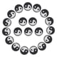 thumbnail image 2 of 100 cuentas espaciadoras sueltas Tai Chi Yin Yang para hacer joyas DIY, 2 of 6