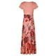thumbnail image 3 of Jumpingount Maxi vestido de manga corta con cuello y estampado de lunares para mujer Vestidos Rosado XXL Jumpingount AP002202-10, 3 of 6