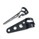 thumbnail image 2 of OUNONA 1Par Soporte Para Faro De Motocicleta Lateral Metal Negro Compatible Con Horquillas, 2 of 3